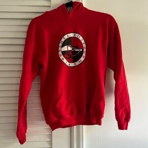 Red Farms Sweatshirt SZ Youth XL Hoodie 50% Cotton 50% Polyester